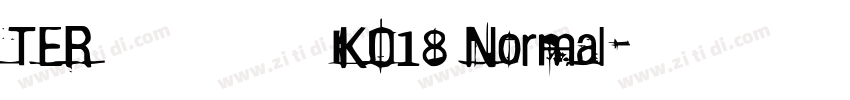 TER第三罗马KO18 Normal字体转换